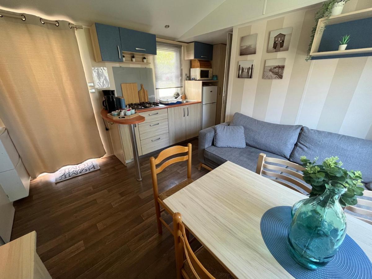 Mobil-Home Climatise Avec Piscine Aureilhan Kültér fotó