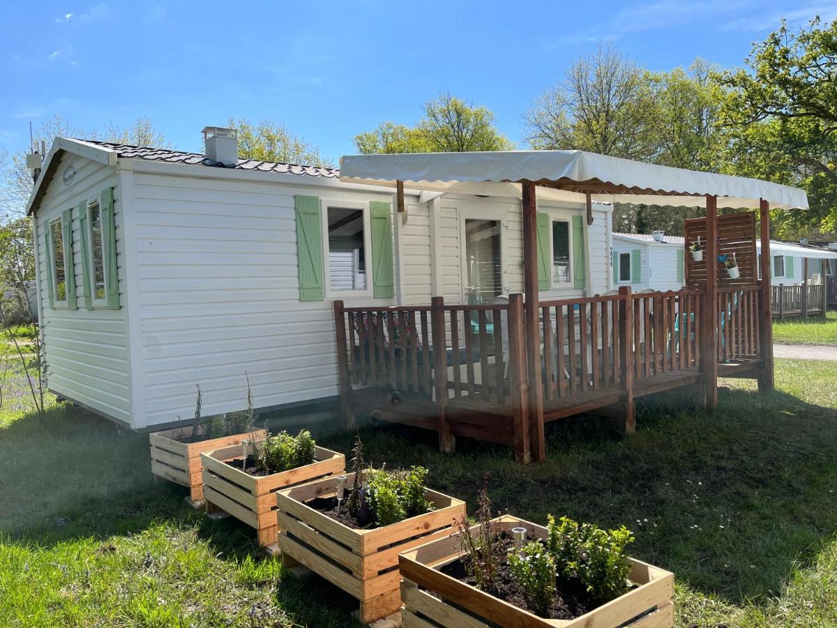 Mobil-Home Climatise Avec Piscine Aureilhan Kültér fotó